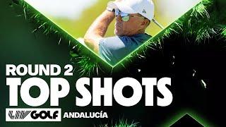 TOP SHOTS: Best Shots From Valderrama Round 2 | LIV Gof Andalucía