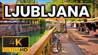 LJUBLJANA  | Walking Tour - 4K60fps - Slovenia