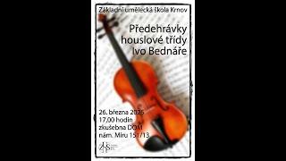 ZUŠ Krnov - Třídní předehrávky uč. Ivo Bednáře