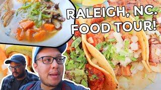 DELICIOUS  Raleigh, NC. Restaurant FOOD TOUR! Best Food In RALEIGH 2021