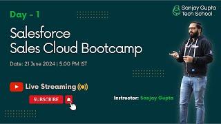 Day - 1 | Salesforce Sales Cloud | Account Contact Relationship, Person Account, Team, Merge Records