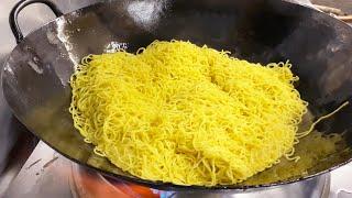20人分の上海焼きそばを一気に作る調理動画。（まかない）Shanghai fried noodles for 20 people