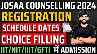 JOSAA Counselling 2024 Schedule Release | JOSAA Counselling 2024 Date | JEE Advanced 2024 #josaa