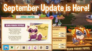 BUYING THE FERRET BUNDLE SEPTEMBER UPDATE IS HERE | Animal Jam Septemebr Update