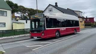 Buses in the Faroe Islands, Mid Atlantic Ocean