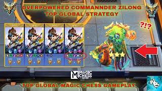 NEW OVERPOWERED TOP GLOBAL ZILONG BUILD - BEST SYNERGY COMBO - MAGIC CHESS GO GO