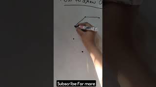 How to draw octagon shape| octagon shape with dots #short #shorts #share