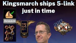 Kingsmarch ship returns a 5-link and crafting it