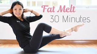 Fastest Fat Melt  Lose Weight 30 Minute Pilates Workout