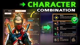 Best character combination in Free Fire | Best combination for Free Fire
