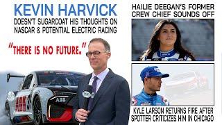 Kevin Harvick's Harsh Comments on Future Electric NASCAR | Hailie Deegan's Former Crew Chief Speaks