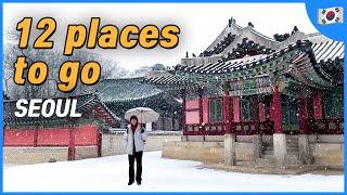 12 places I visited in Seoul (winter in Korea) | Korea Travel Tips