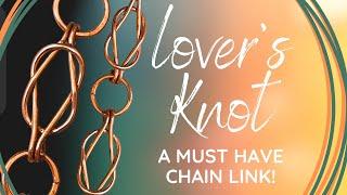 🪢Lover’s Knot🪢Chain Link Bracelet | DIY Tutorial | Raw & Uncut ‍️