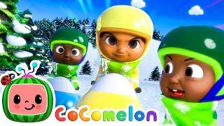 Cody vs Nina - Super Fast Snow Race! | Cody and Friends! Sing with CoComelon