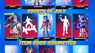 4th of July Skins, Emotes & Cosmetics Item Shop Preview! Fortnite