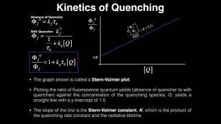 Kinetics: Quenching & Stern-Volmer Plots