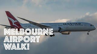 4K Airport Walking Tour : Melbourne Airport Terminal 1 : Australia Second Busiest Airport ASMR