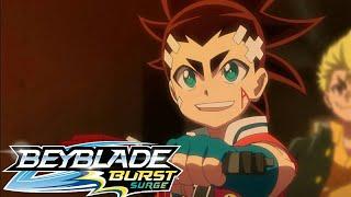 Beyblade Burst Surge Épisode 10 ENGLISH DUB Aiger is Back - Aiger & Ranjiro Conversation