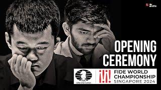 Opening Ceremony | Ding Liren vs Gukesh D | FIDE World Championship 2024