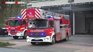 [NEUE WACHE 4! ] - RTW mit Alarm zur Wache - HLF 20 + DLAK 23/12 rücken aus - BF Bochum FW 4