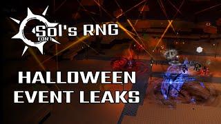 ALL HALLOWEEN EVENT LEAKS | Roblox Sol's RNG