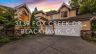SOLD! 3139 Fox Creek Dr Blackhawk CA 94506 | Danville Homes For Sale | Blackhawk Country Club