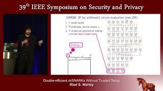 Double-efficient zkSNARKs Without Trusted Setup