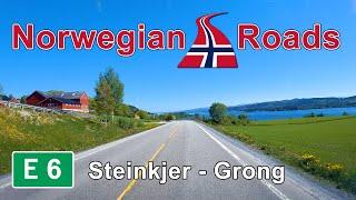 Driving E6 Steinkjer - Grong | Norwegian Roads 4K UHD