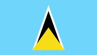 Saint Lucia Flag and Anthem