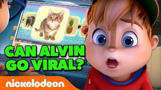 Can Alvin And The Chipmunks Go VIRAL On Social Media?! | ALVINNN!!! | Nicktoons