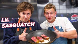 Lil Sasquatch Sears Up PERFECT Steak Recipe | What's For Lunch