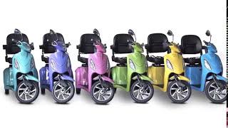 EWheels EW-72 Four Wheel Heavy Duty Scooter with Electromagnetic Brakes