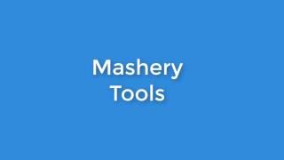 Mashery Tools