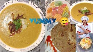 YumVlog. Chicken daleem. Anti-aging drink.papad fry without oil.garlicparatha#chickendaleem #foryou