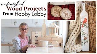 Hobby Lobby Crafts ~ Wood Craft Projects ~ DIY Wood Craft Ideas