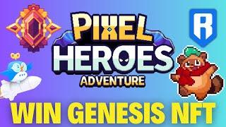 PLAY BINGO and POTENTIALLY WIN PIXEL HEROES ADVENTURE GENESIS NFT