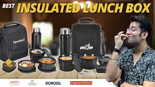 Best Lunch Box For Office  Insulated Lunch Box  Tiffin Box  Home Puff, Milton, Borosil...