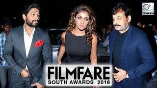 Filmfare Awards South 2016: Chiranjeevi, Allu Arjun, Nayanthara Steal The Show | Lehren Telugu