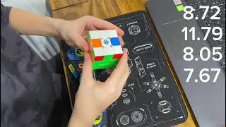 3x3 Rubik's Cube PB (ao5 8.43)