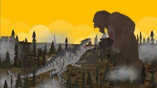 King Kong vs Giganotosaurus - DC2 Animation