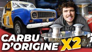 Les GROS WEBER c'est DÉMODÉ... 2 CARBUS d'ORIGINE c'est du JAMAIS-VU ! (Optimisation 4L Proto)