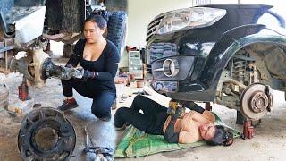 Rewind TIMELAPSE: Genius girl truck restoration - Buy old broken trucks and restore