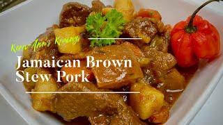 JAMAICAN - STYLE BROWN STEW PORK