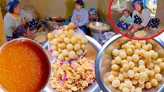 we family preparing and eating PANIPURI || dhanlaxmi's family || sumnima Rai  @diwaaz