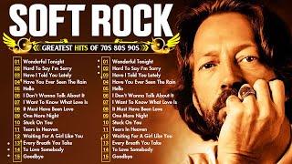 Eric Clapton, Elton John, Phil Collins,Bee Gees,Rod Stewart  Best Soft Rock Full Album