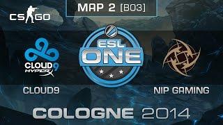 Cloud9 vs. NiP Gaming (Map 2) - ESL One Cologne 2014 - Quarterfinals - CS:GO