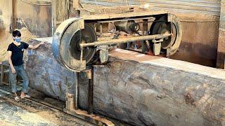 Amazing Sawmill Machines Working - Incredible Modern Woodworking Factory