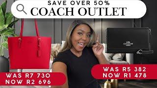 SAVE OVER 50% OFF COACH BAGS | COACH OUTLET REVIEW | SHIPITO DELIVERY TO SOUTH AFRICA