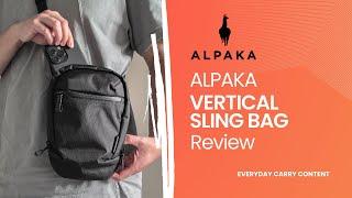 Alpaka Vertical Sling Bag 2023 Review // Bag or Pouch, You Choose / EDC