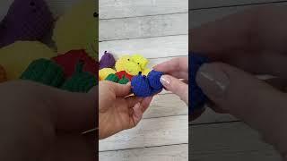 Всего лишь полоски,а такие интересные #длядетей #логопедическиеигры #своимируками #вязаниекрючком